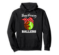 Busy Raising Ballers Funny Basketball Hoodie - Graphic Print for Adults - T-Shirt, Sweatshirt, Hoodie