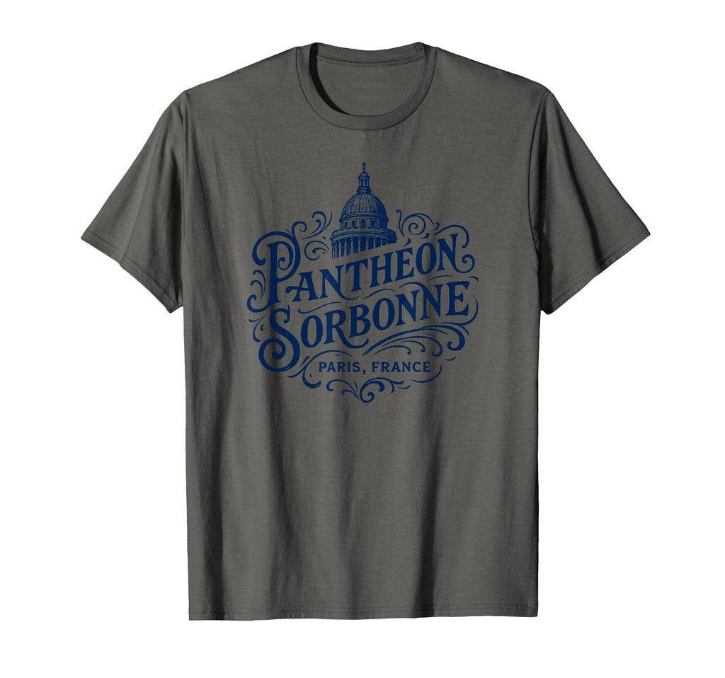 Panth Sorbonne Paris France Ornate Navy T-Shirt - Unique Graphic for Adults - T-Shirt, Sweatshirt, Hoodie