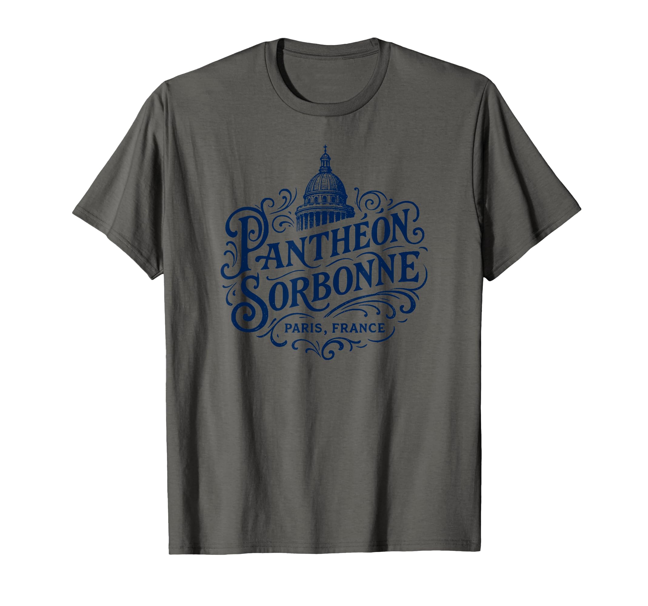 Panth Sorbonne Paris France Ornate Navy T-Shirt - Unique Graphic for Adults - T-Shirt, Sweatshirt, Hoodie