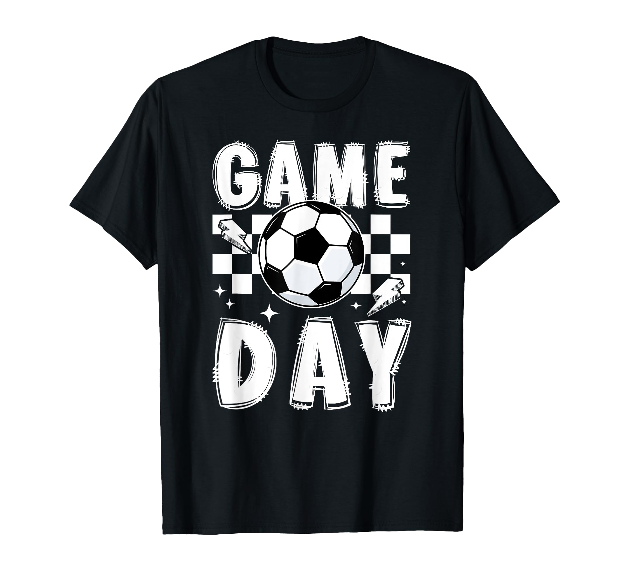Game Day Soccer Funny Soccer Game Day T-Shirt - Trendy Graphic for Adults - T-Shirt, Sweatshirt, Hoodie