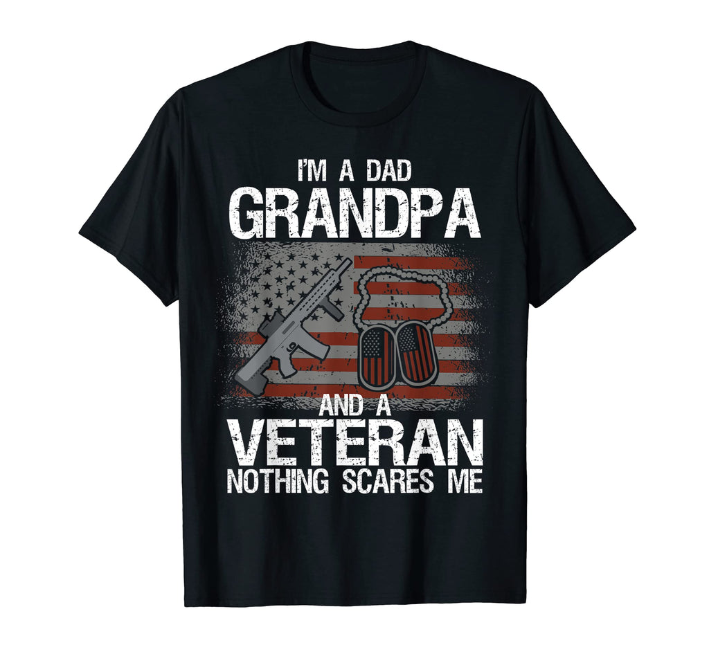 Mens Im Dad Grandpa And Veteran Fathers T-Shirt - Aesthetic Graphic Unisex - T-Shirt, Sweatshirt, Hoodie