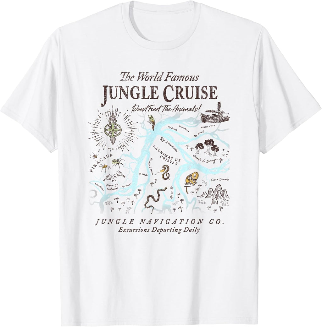 Jungle Cruise World Famous Excursions Departing Daily - Adult & Kids T-Shirts, Sweatshirts & Hoodies apparel design preview 1