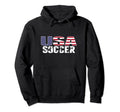 America Soccer Fans Jersey Us Flag Hoodie - Unique Graphic for Adults - T-Shirt, Sweatshirt, Hoodie