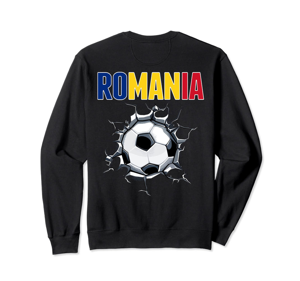Romania Soccer Fans Jersey Romanian Sweatshirt - Unique Graphic Men Women - T-Shirt, Sweatshirt, Hoodie