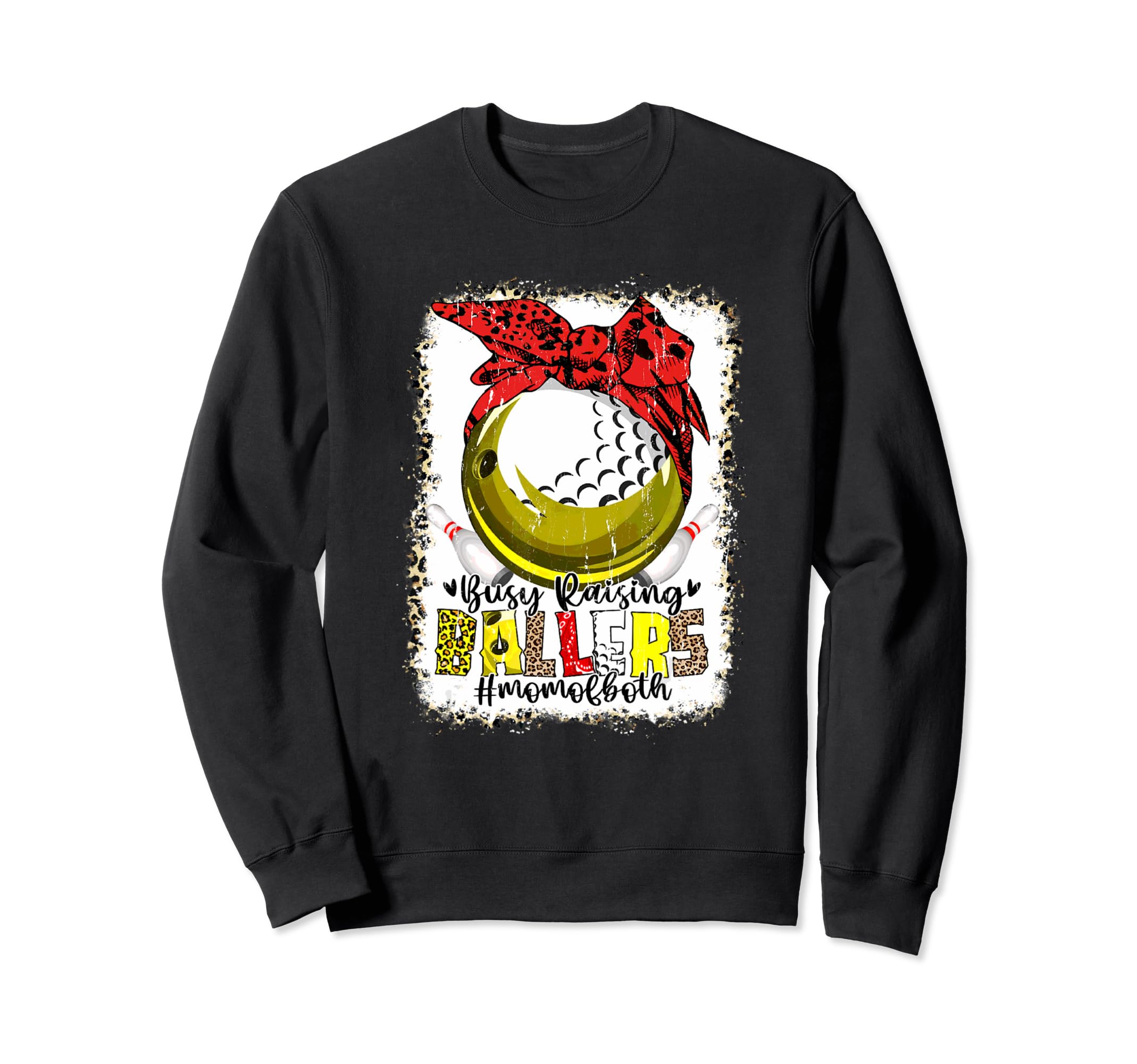 Busy Raising Ballers Baseball Sweatshirt - Minimalist Print Unisex - T-Shirt, Sweatshirt, Hoodie