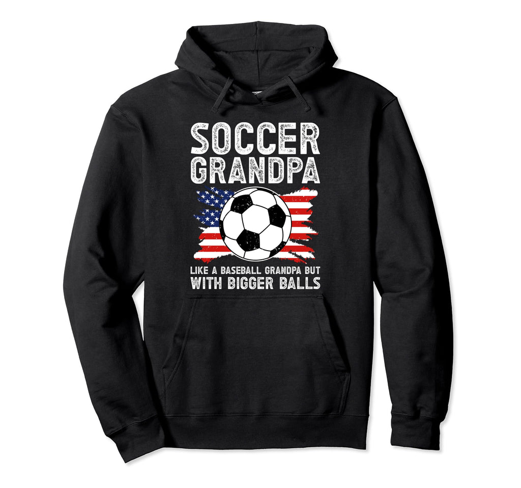 Soccer Grandpa Funny Grandfather Soccer Hoodie - Custom Art Print Unisex - T-Shirt, Sweatshirt, Hoodie