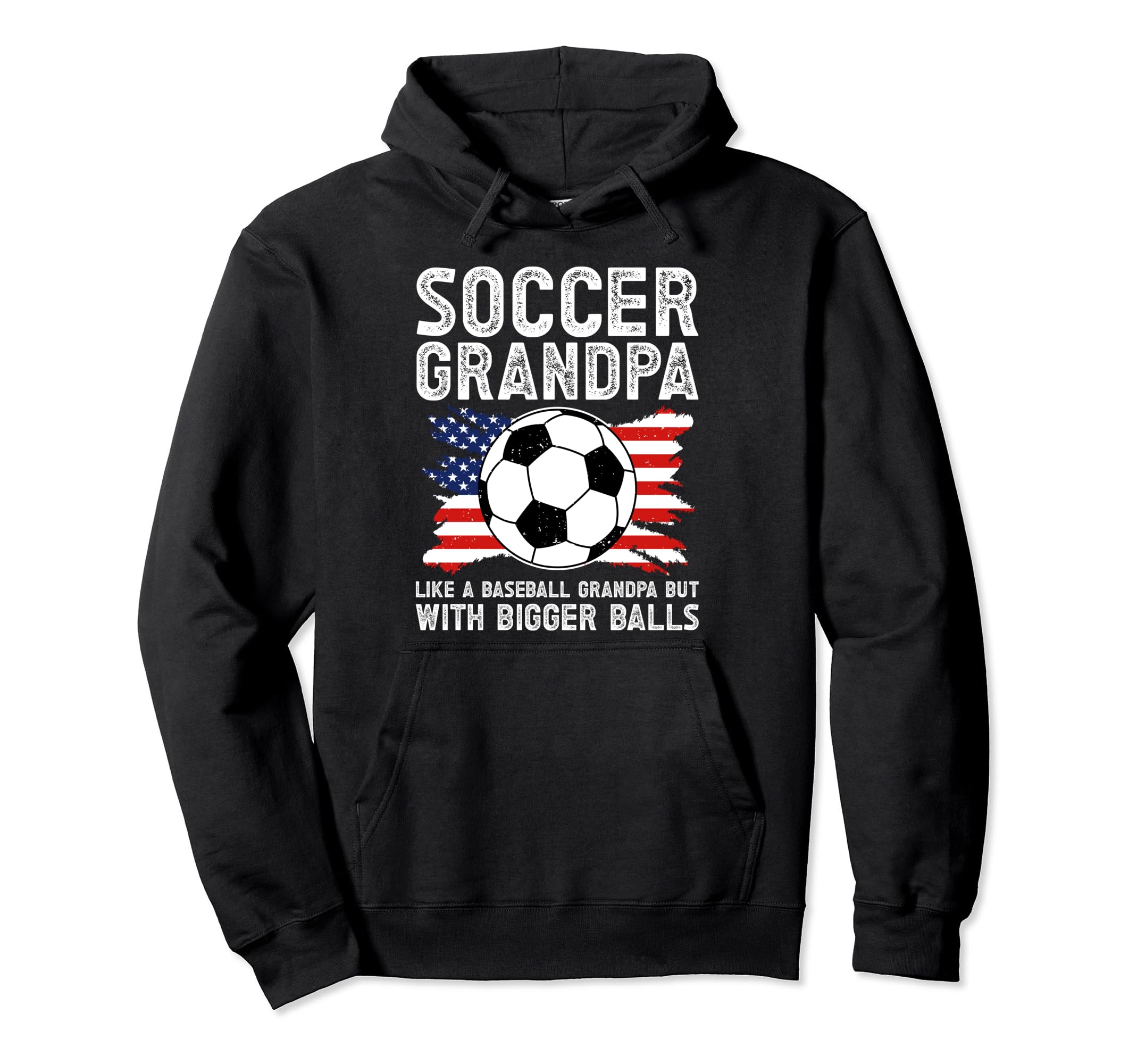 Soccer Grandpa Funny Grandfather Soccer Hoodie - Custom Art Print Unisex - T-Shirt, Sweatshirt, Hoodie