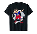Dabbing Soccer Haiti Football Fans T-Shirt - Unique Graphic Men Women - T-Shirt, Sweatshirt, Hoodie