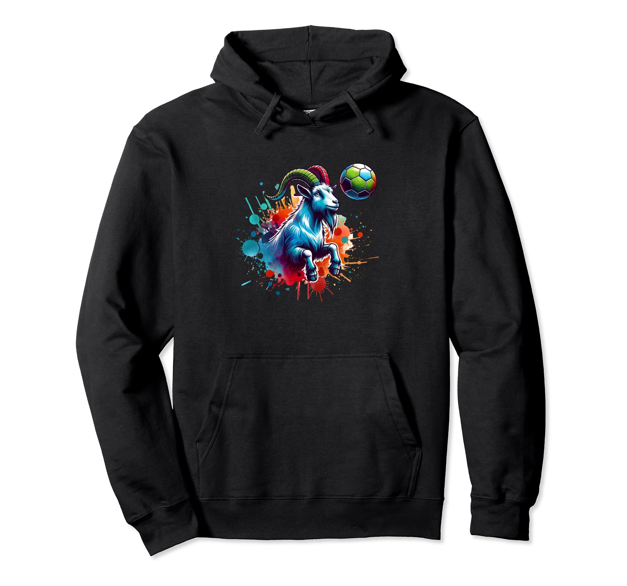 Goat Soccer Champion Player Ball Team Hoodie - Streetwear Style for Adults - T-Shirt, Sweatshirt, Hoodie