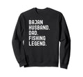 Bajan Husband Dad Fishing Legend Sweatshirt - Streetwear Style Unisex - T-Shirt, Sweatshirt, Hoodie