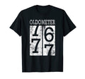 Oldometer Funny 77Th Birthday T-Shirt - Unique Graphic for Adults - T-Shirt, Sweatshirt, Hoodie