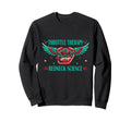 Throttle Garage Therapy Redneck Sweatshirt - Fun Novelty Design Men Women - T-Shirt, Sweatshirt, Hoodie