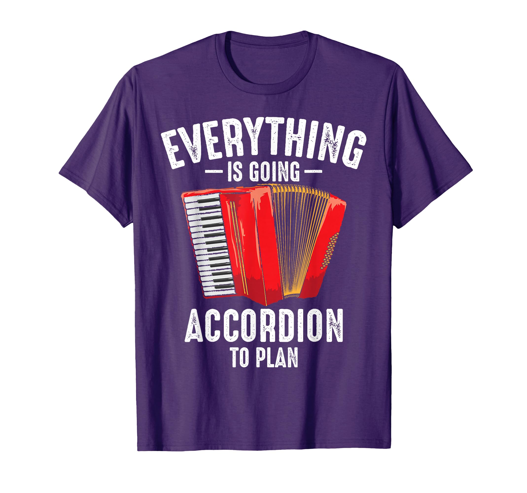 Funny Accordion Gift Instrument T-Shirt - Minimalist Print for Adults - T-Shirt, Sweatshirt, Hoodie