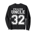 Number 32 Custom Proud Soccer Sweatshirt - Aesthetic Graphic Men Women - T-Shirt, Sweatshirt, Hoodie