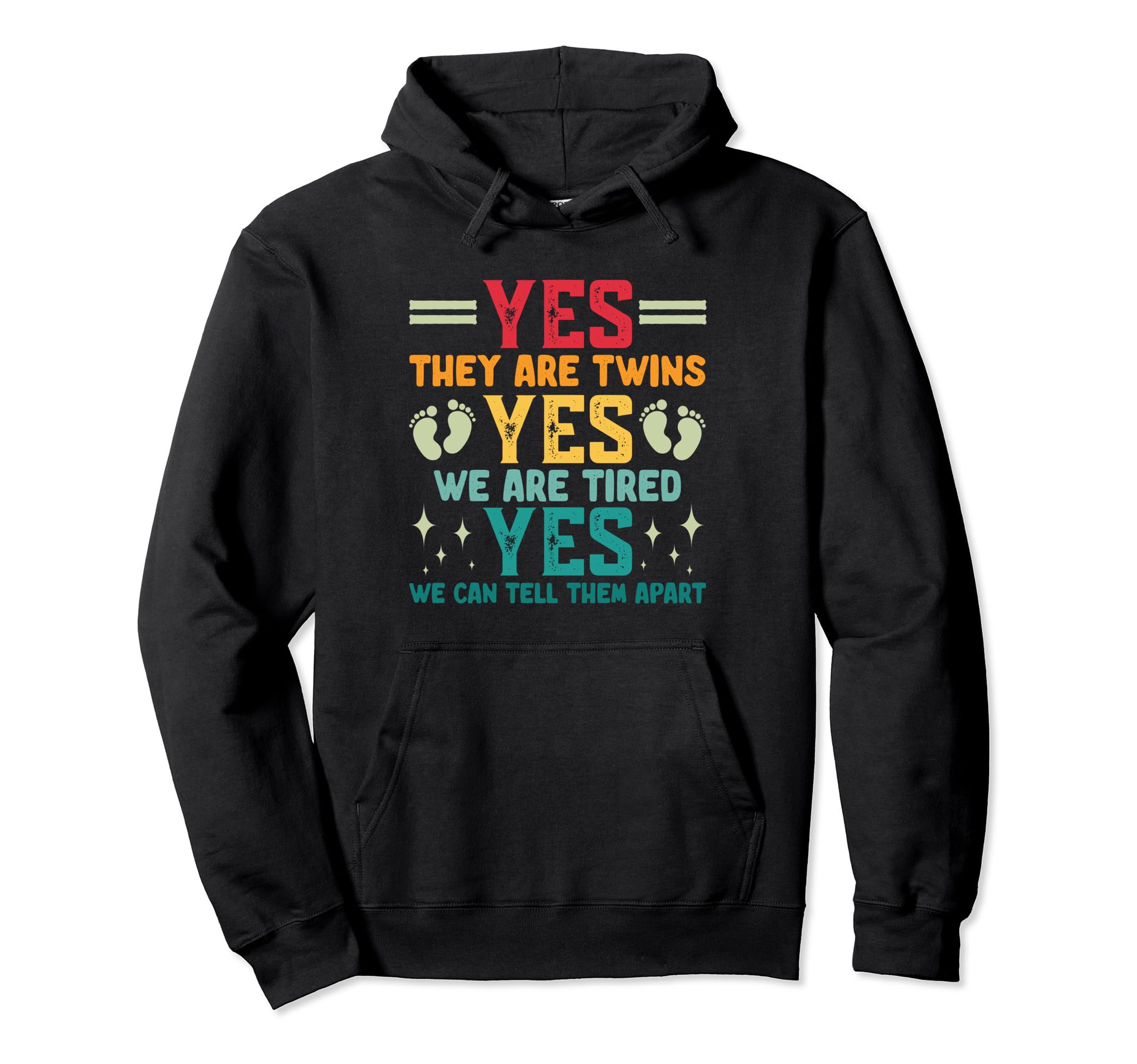 Twin Dad Questions Father Two Dad Hoodie - Custom Art Print for Adults - T-Shirt, Sweatshirt, Hoodie