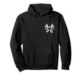 Soccer Aunt Coquette Bow Front Back Hoodie - Novelty Apparel for Adults - T-Shirt, Sweatshirt, Hoodie