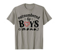 Outnumbered Funny Mom Soccer Family Life T-Shirt - Graphic Print Men Women - T-Shirt, Sweatshirt, Hoodie