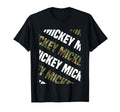 Diagonal Mickey Pattern Gift Green T-Shirt - Unique Graphic Men Women - T-Shirt, Sweatshirt, Hoodie