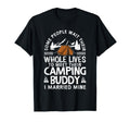 Camping Buddies Gift Funny Husband T-Shirt - Novelty Apparel Men Women - T-Shirt, Sweatshirt, Hoodie