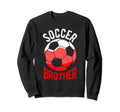 Soccer Brother Soccer Football Sweatshirt - Minimalist Print for Adults - T-Shirt, Sweatshirt, Hoodie