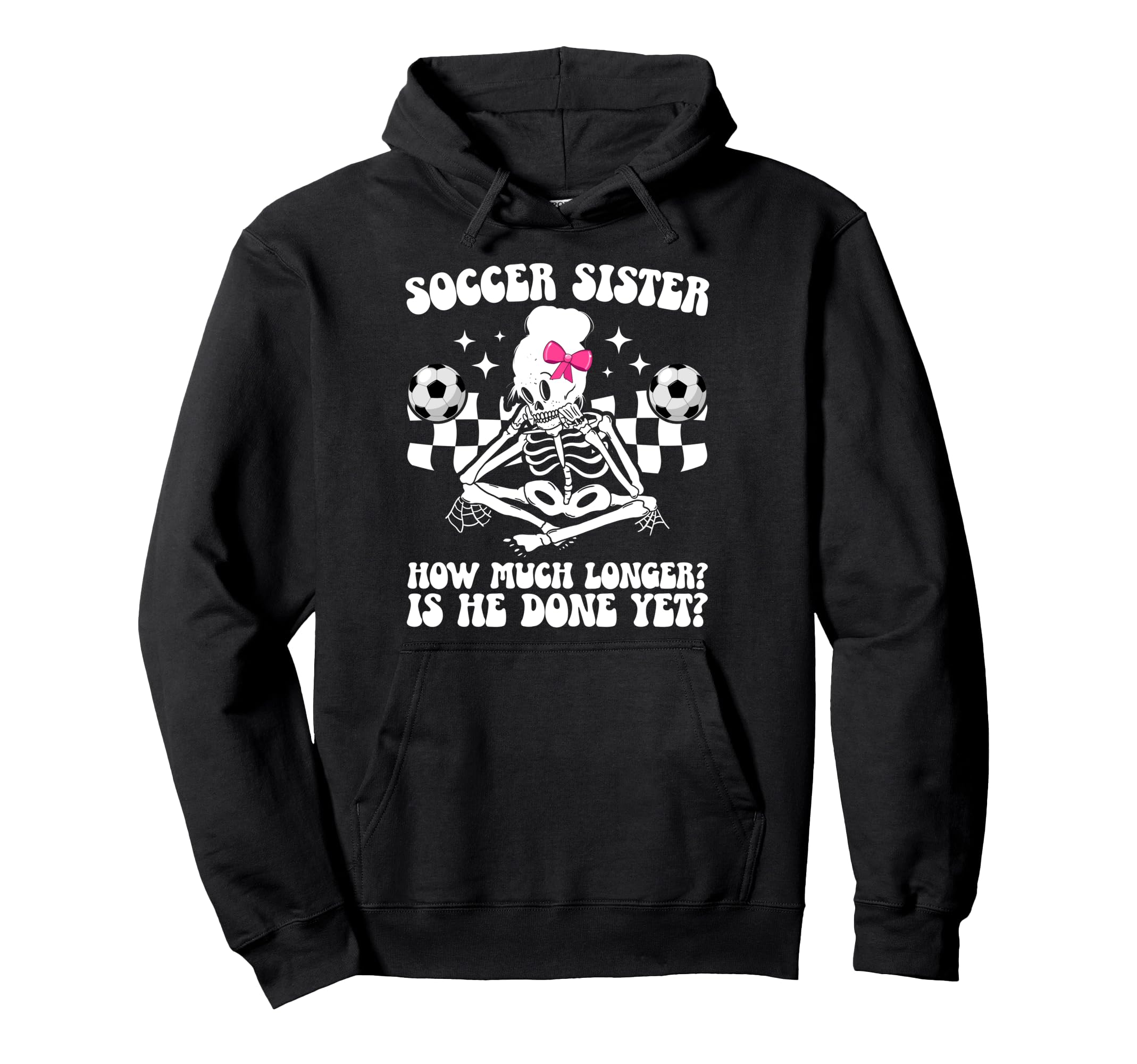 Soccer Sister Groovy Soccer Hoodie - Casual Everyday Wear for Adults - T-Shirt, Sweatshirt, Hoodie