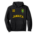 Jamaica Number 10 Soccer Team Sports Hoodie - Aesthetic Graphic Men Women - T-Shirt, Sweatshirt, Hoodie