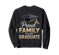Proud Family 2025 Graduate Dad Mom Sweatshirt - Streetwear Style Men Women - T-Shirt, Sweatshirt, Hoodie