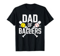 Dad Ballers Baseball Softball Daddy T-Shirt - Trendy Graphic Unisex - T-Shirt, Sweatshirt, Hoodie