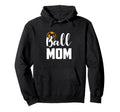 Soccer Ball Mom Funny Sports Lover Moms Hoodie - Unique Graphic Men Women - T-Shirt, Sweatshirt, Hoodie