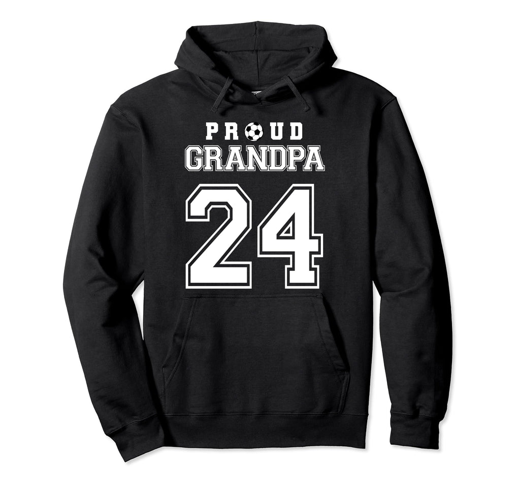 Number 24 Custom Proud Soccer Futbol Hoodie - Graphic Print for Adults - T-Shirt, Sweatshirt, Hoodie