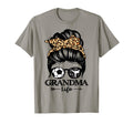 Grandma Life Messy Bun Hair Funny Soccer T-Shirt - Unique Graphic Unisex - T-Shirt, Sweatshirt, Hoodie