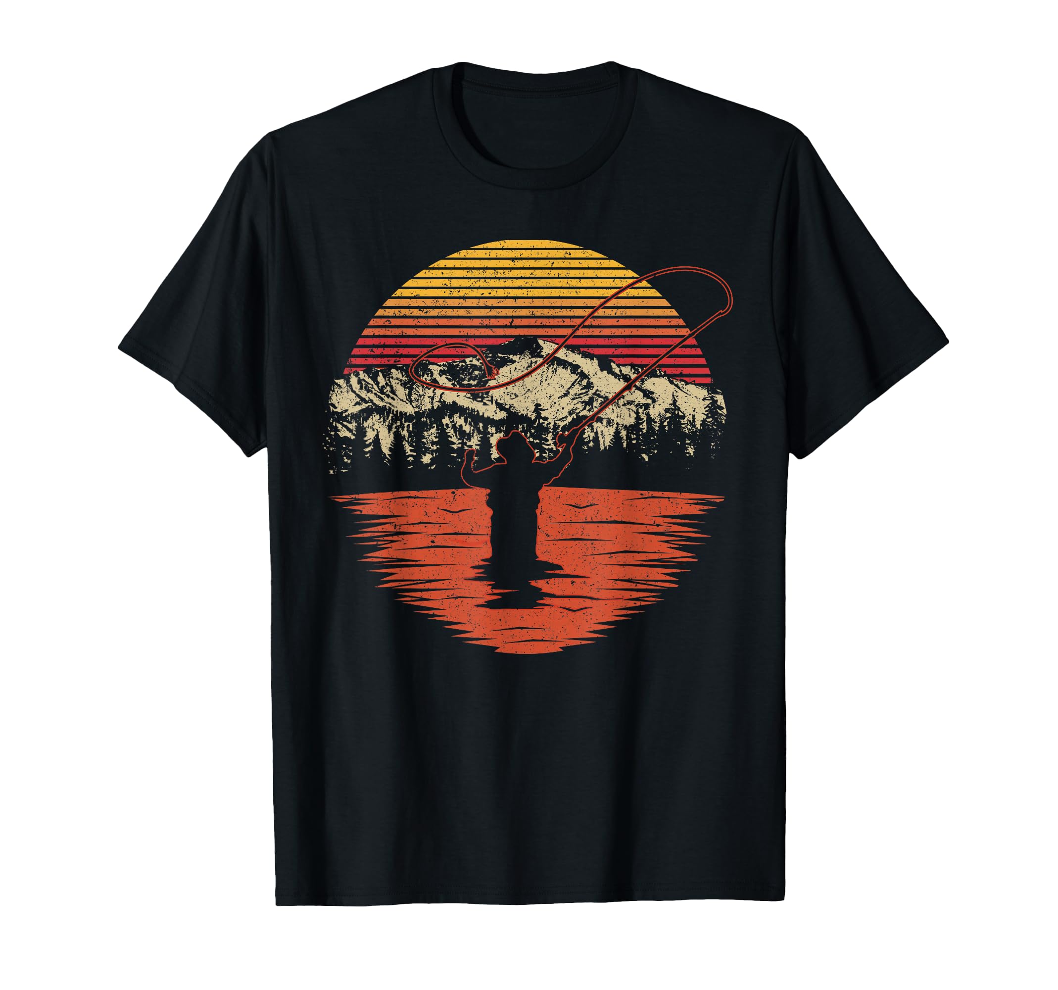 Fly Fishing Fly Fisherman T-Shirt - Minimalist Print Unisex - T-Shirt, Sweatshirt, Hoodie