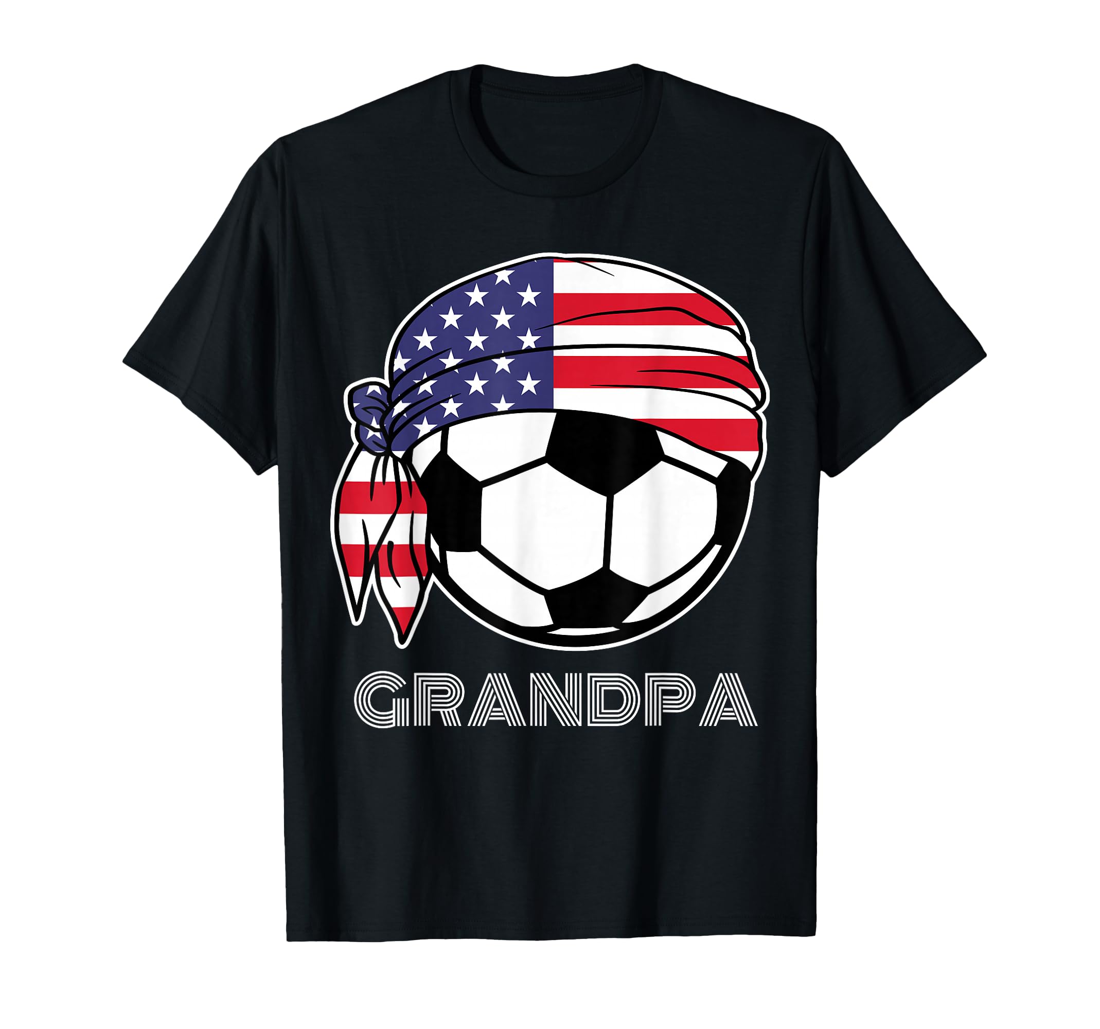 Soccer Players Ball Bandana Flag T-Shirt - Novelty Apparel Unisex - T-Shirt, Sweatshirt, Hoodie