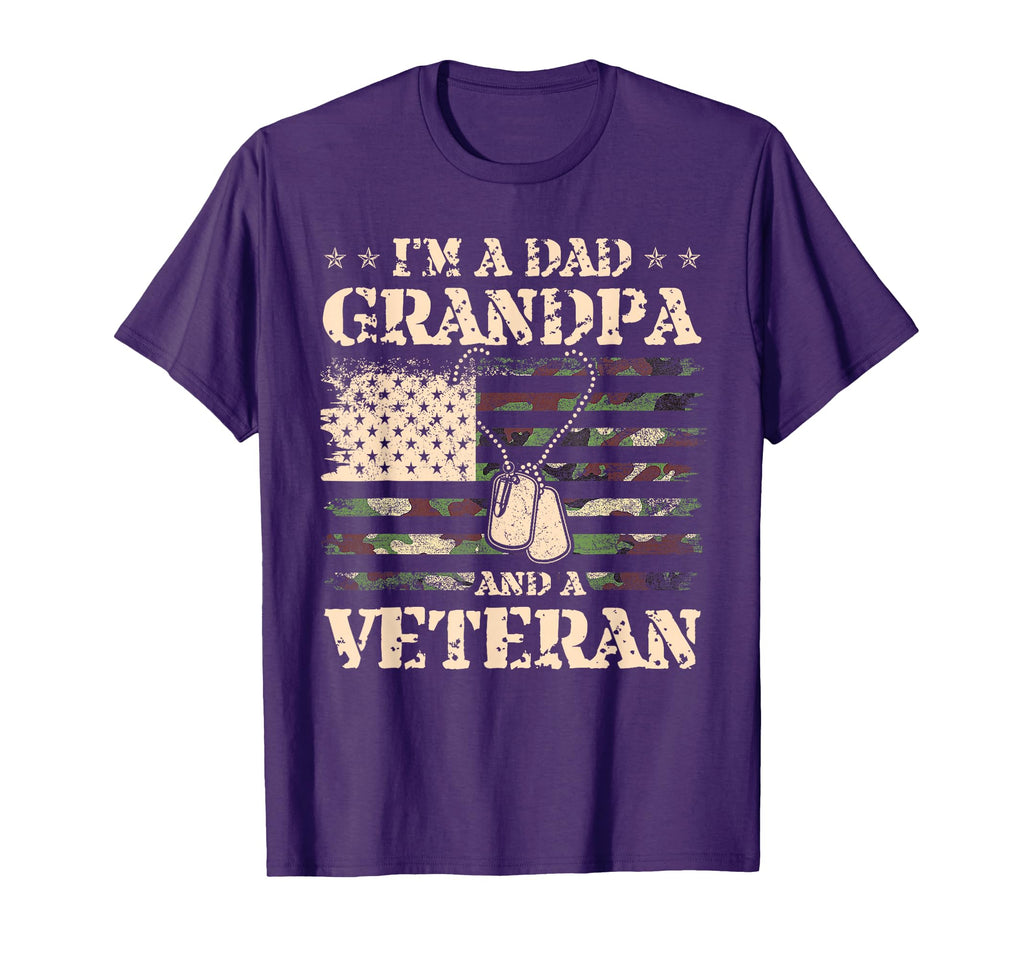 Veterans Day Im Dad Grandpa And Veteran T-Shirt - Unique Graphic Unisex - T-Shirt, Sweatshirt, Hoodie