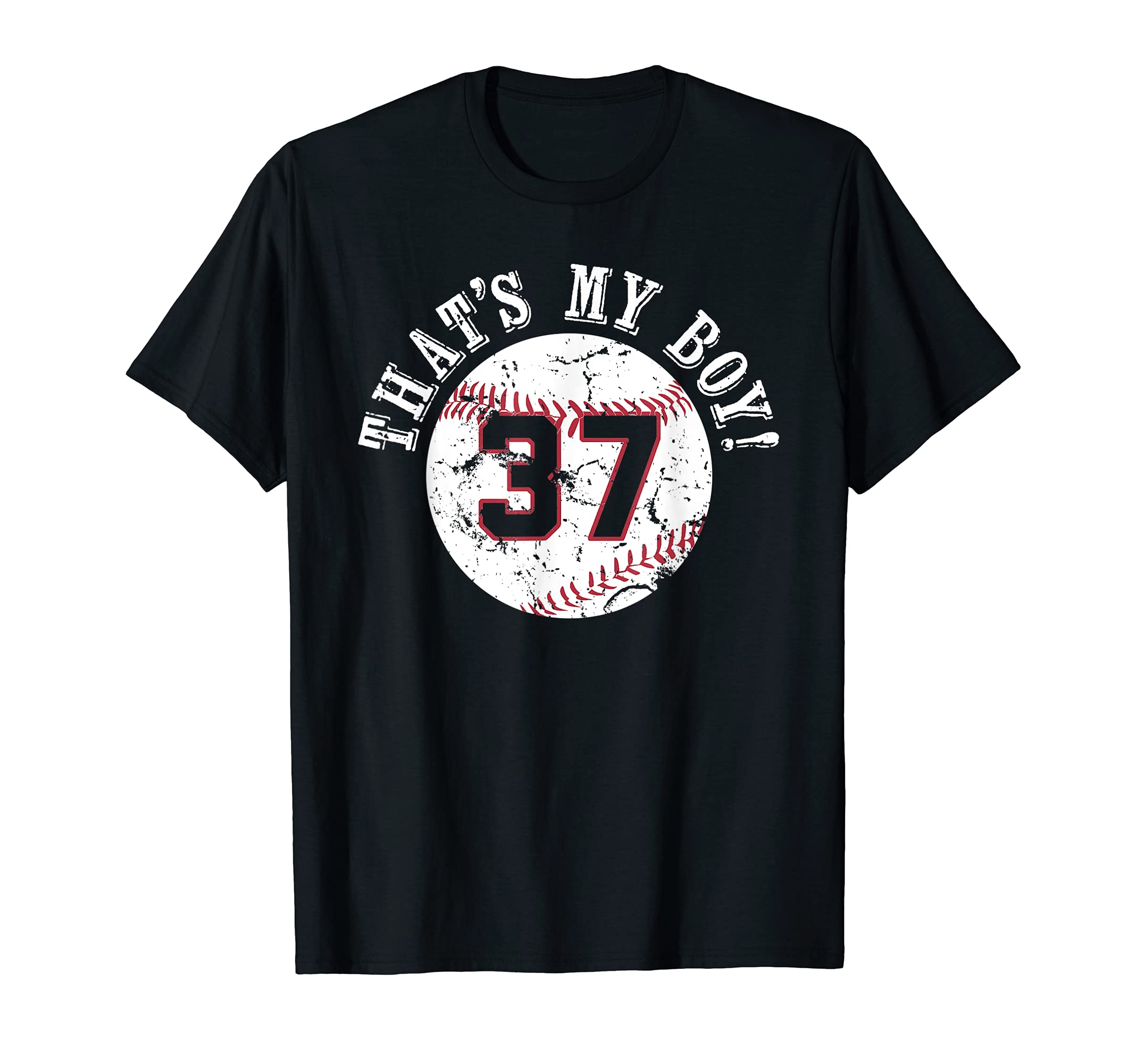 Unique Thats My 37 Baseball Player T-Shirt - Fun Novelty Design for Adults - T-Shirt, Sweatshirt, Hoodie