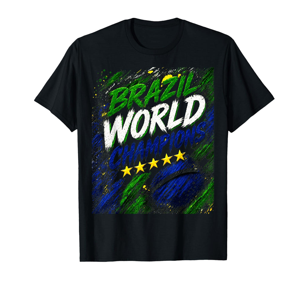Future World Champion Brazil Soccer Fan T-Shirt - Graphic Print for Adults - T-Shirt, Sweatshirt, Hoodie