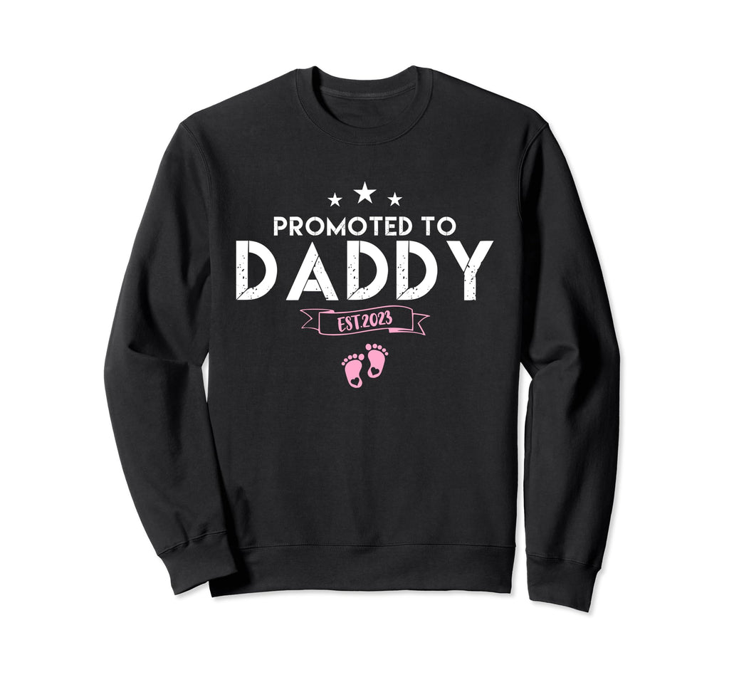 Promoted To Daddy 2023 Soon To Be Sweatshirt - Custom Art Print Men Women - T-Shirt, Sweatshirt, Hoodie
