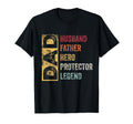 Husband Father Hero Protector Legend T-Shirt - Aesthetic Graphic Unisex - T-Shirt, Sweatshirt, Hoodie