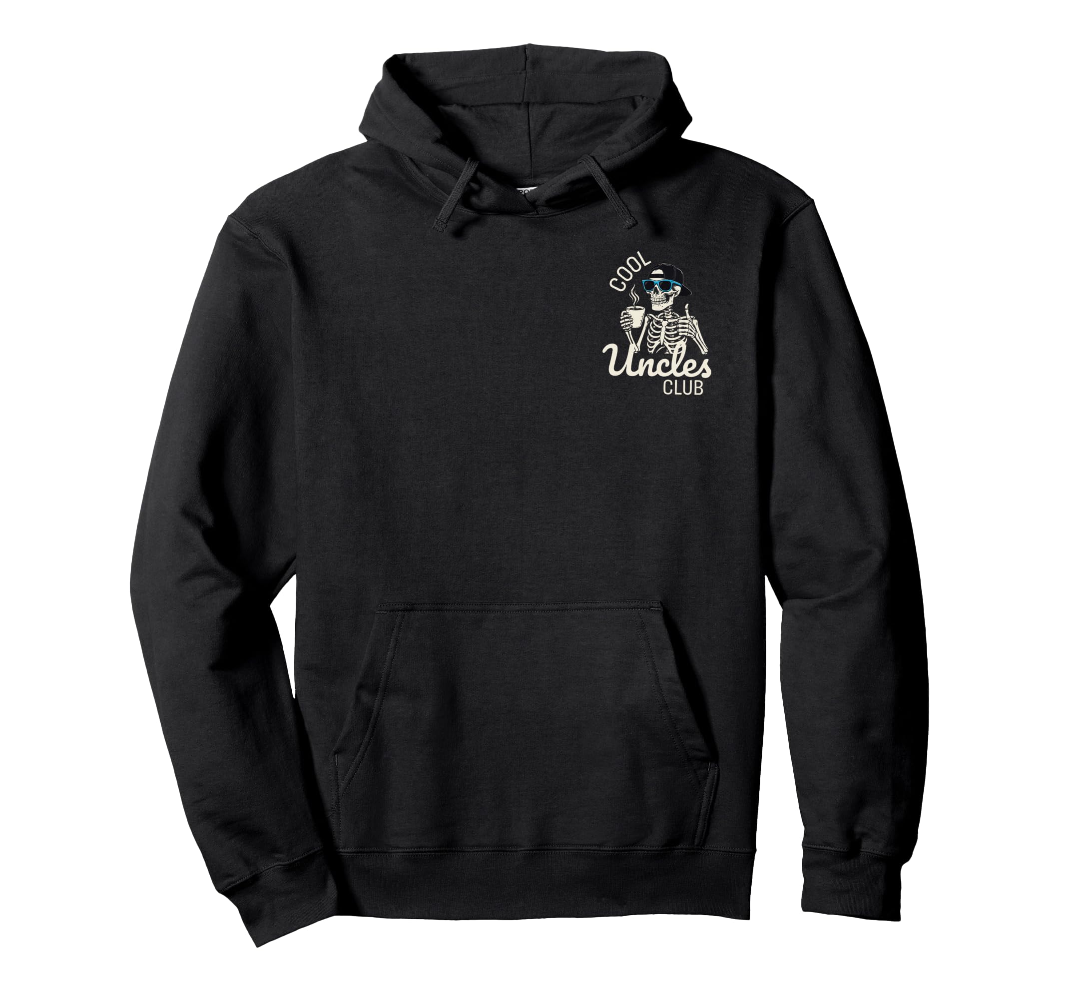 Uncles Club Best Uncle Ever Funny Pocket Hoodie - Trendy Graphic Unisex - T-Shirt, Sweatshirt, Hoodie