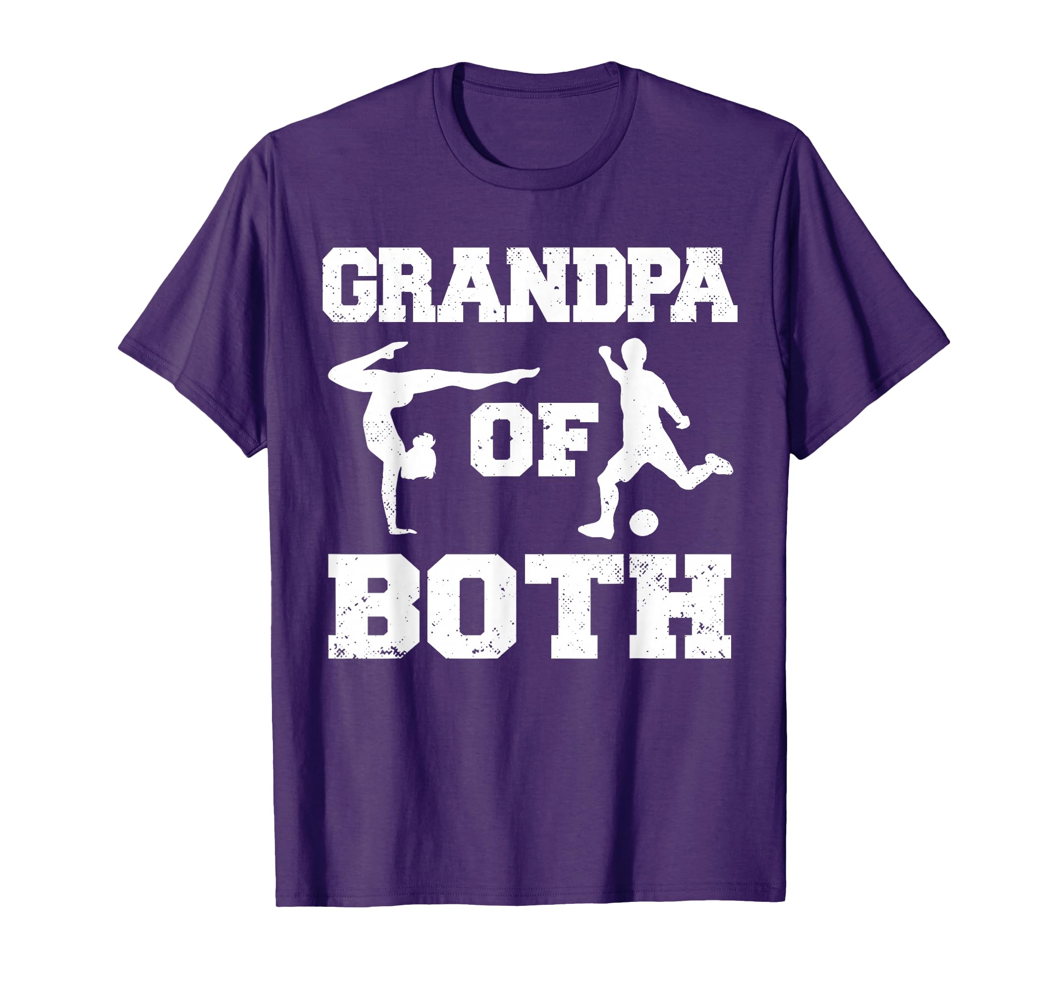 Grandpa Both Funny Soccer And Gymnastics T-Shirt - Custom Art Print Unisex - T-Shirt, Sweatshirt, Hoodie