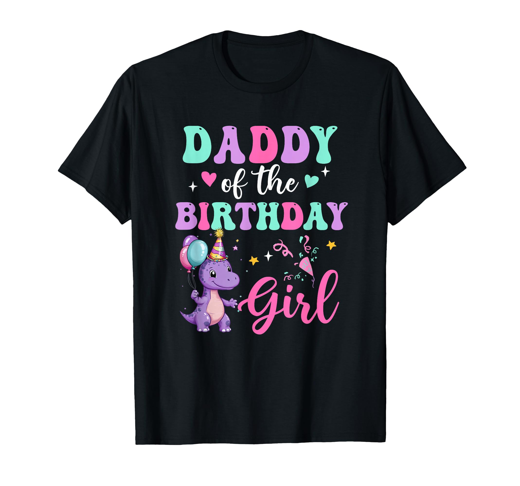 Daddy Birthday Dinosaur T Rex Party T-Shirt - Aesthetic Graphic Men Women - T-Shirt, Sweatshirt, Hoodie