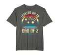 I Leveled Up To Dad 2 2025 New Gamer T-Shirt - Graphic Print for Adults - T-Shirt, Sweatshirt, Hoodie