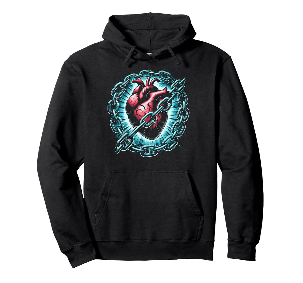 Broken Heart Break Up Divorced Hoodie - Fun Novelty Design for Adults - T-Shirt, Sweatshirt, Hoodie