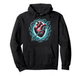 Broken Heart Break Up Divorced Hoodie - Fun Novelty Design for Adults - T-Shirt, Sweatshirt, Hoodie