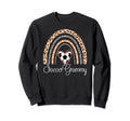 Soccer Grammy Boho Rainbow Funny Sweatshirt - Minimalist Print Men Women - T-Shirt, Sweatshirt, Hoodie