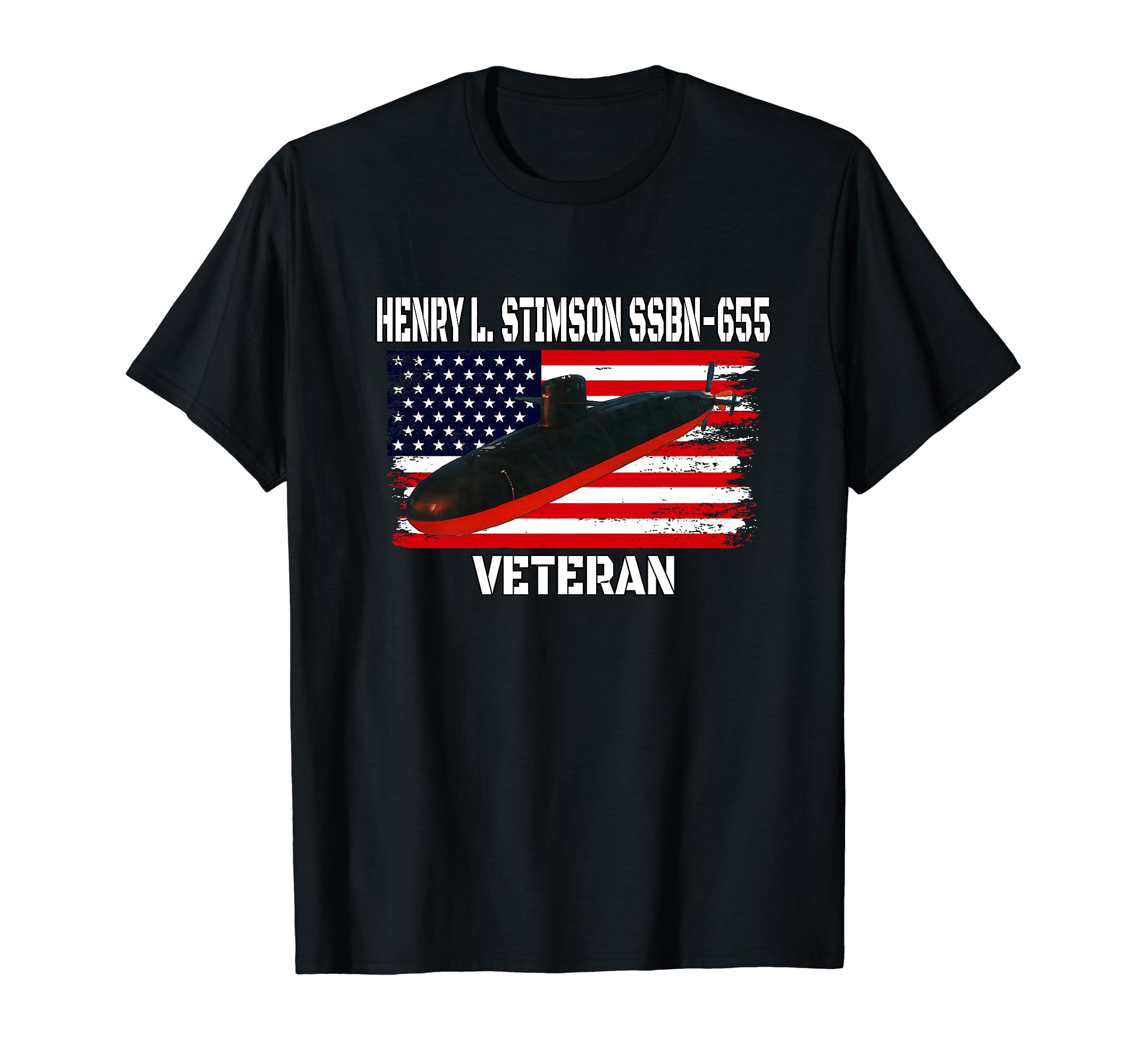 Submarine Uss Stimson Ssbn 655 Veteran T-Shirt - Novelty Apparel Men Women - T-Shirt, Sweatshirt, Hoodie