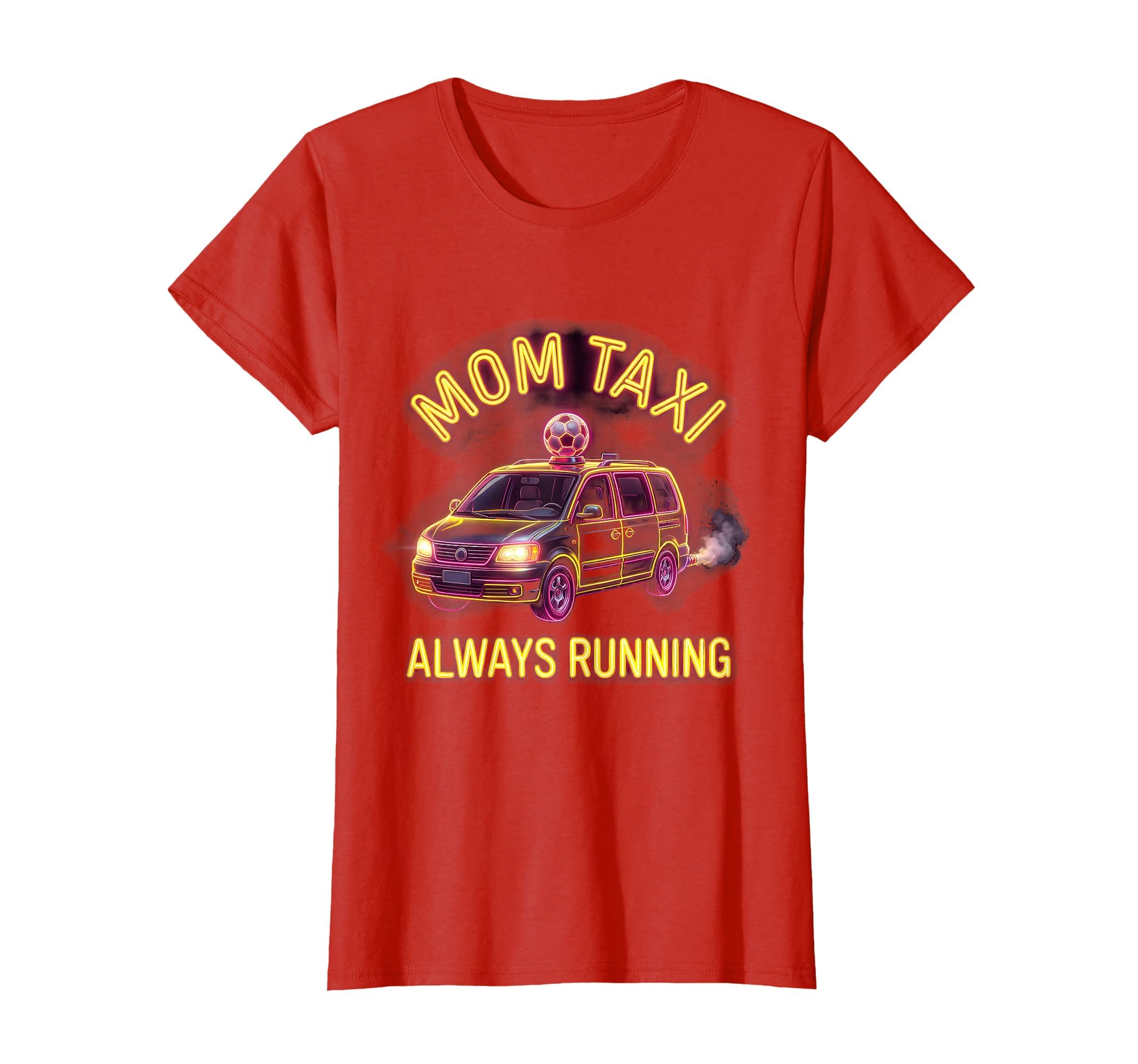 Soccer Mom Taxi Always Running Funny T-Shirt - Minimalist Print for Adults - T-Shirt, Sweatshirt, Hoodie