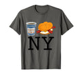 Coffe And Hamburger Bacon Egg Ny T-Shirt - Graphic Print for Adults - T-Shirt, Sweatshirt, Hoodie