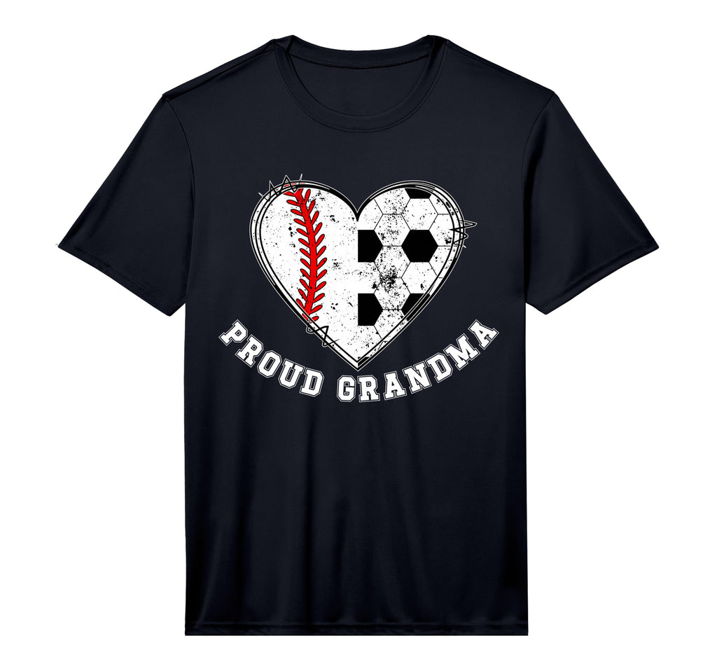 Mens Proud Soccer Baseball Grandma T-Shirt - Novelty Apparel Unisex - T-Shirt, Sweatshirt, Hoodie