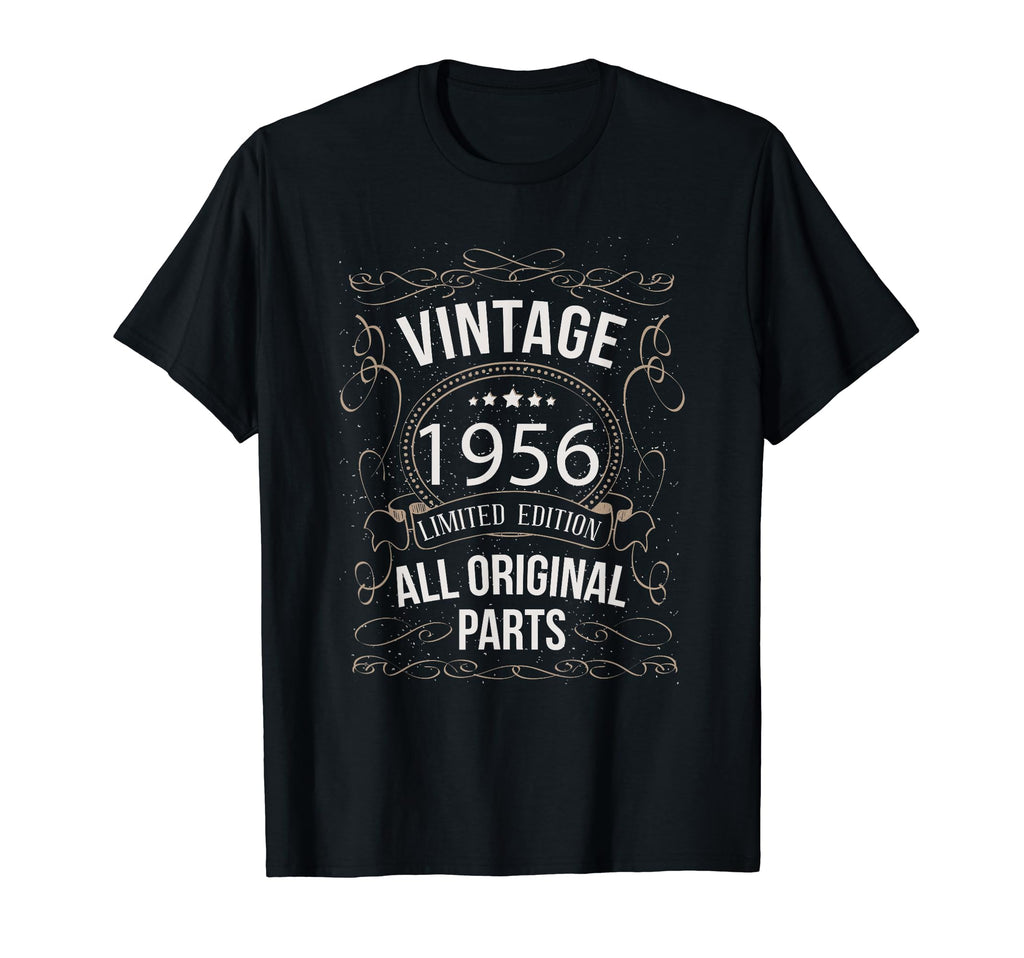 1956 All Original Parts Birthday T-Shirt - Fun Novelty Design for Adults - T-Shirt, Sweatshirt, Hoodie